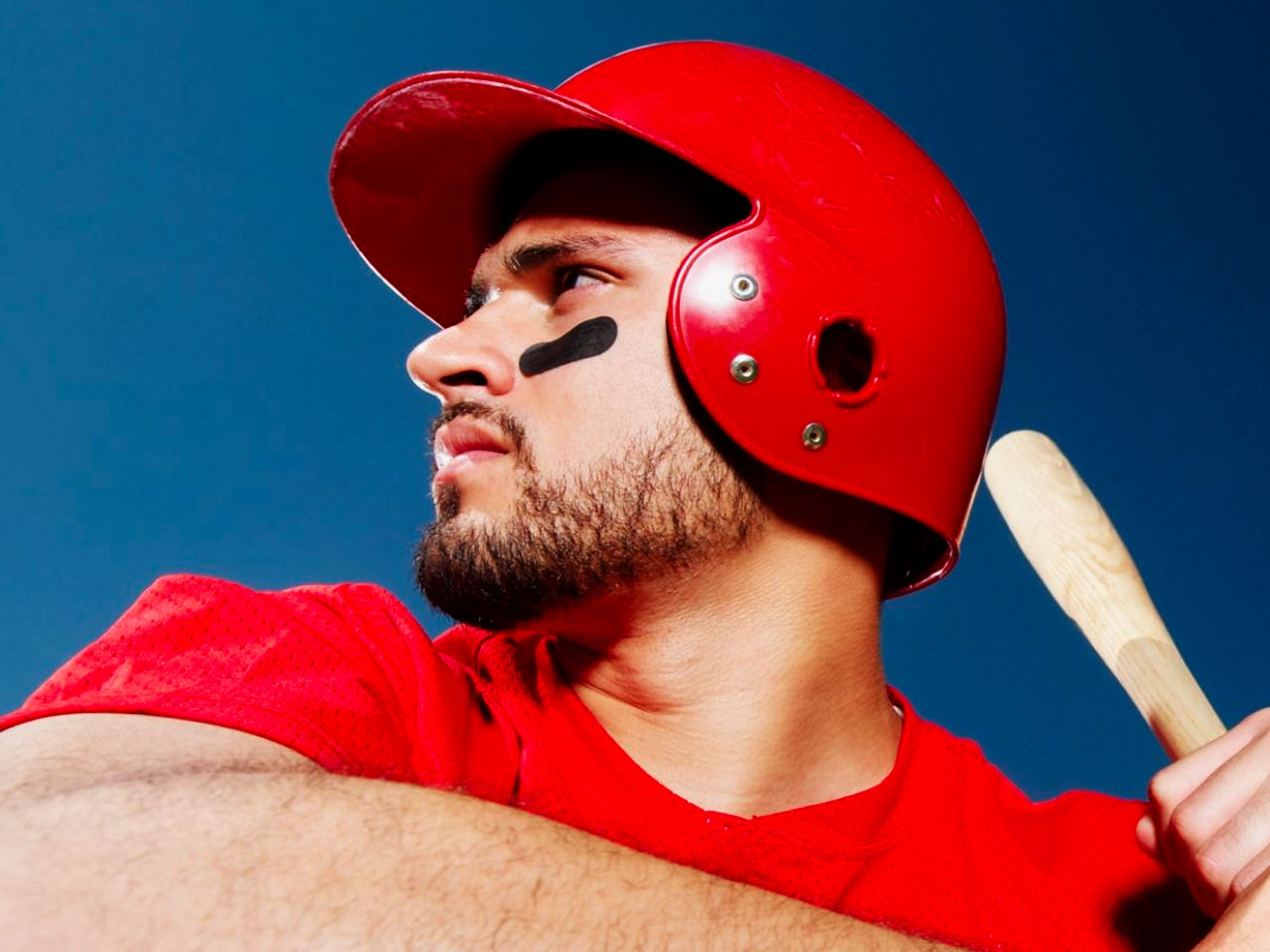 Why do Athletes Wear Eye Black? Hint—It Looks Bad Ass 20 Eye Black on Baseball Player